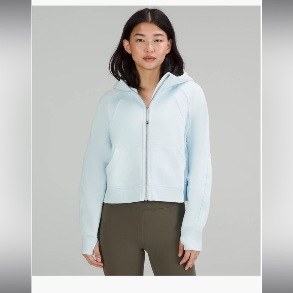 Lululemon Oversized Full-zip Scuba Hoodie in Sheer Blue